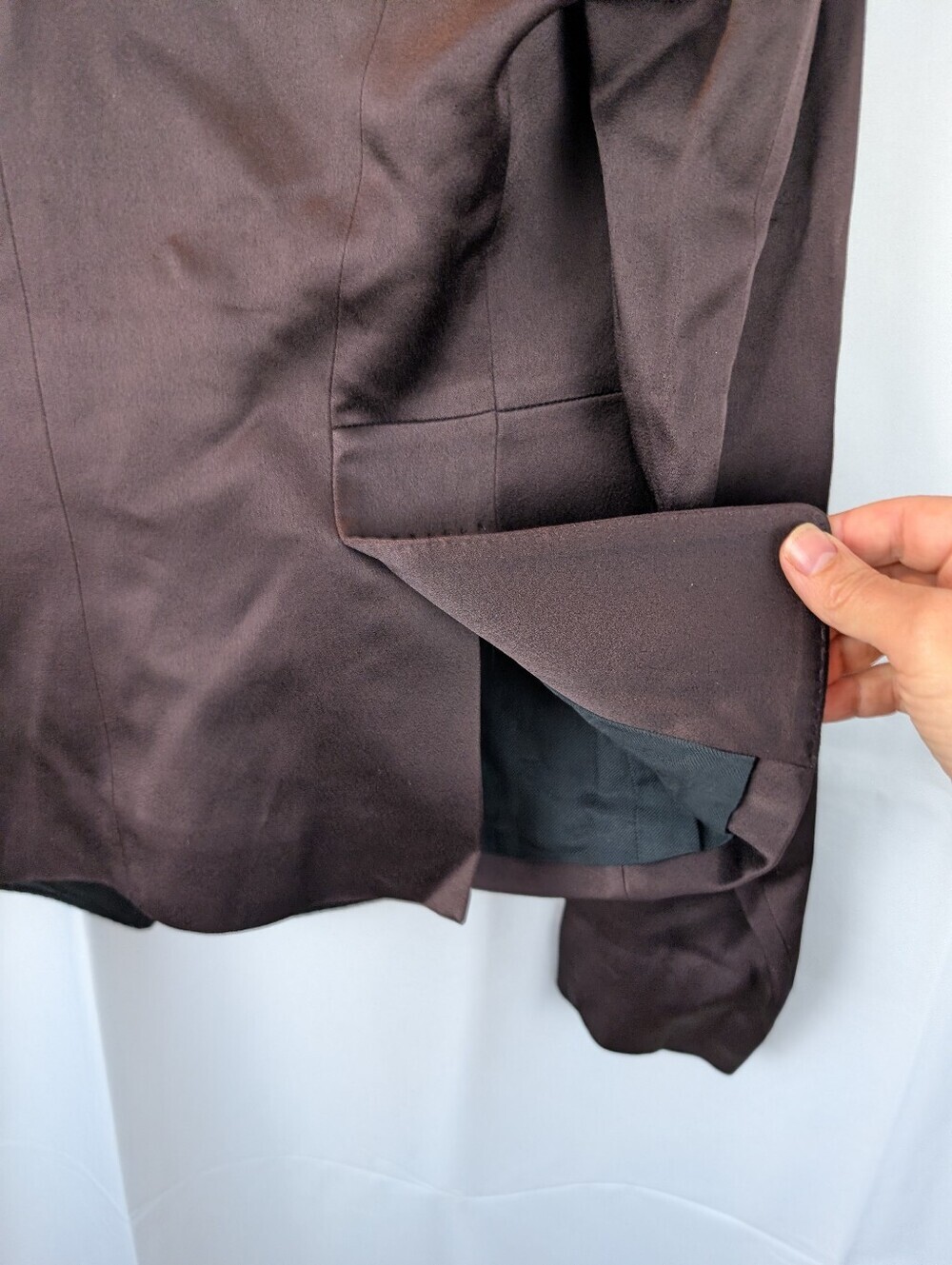 Haider Ackerman Archive FW2018 Satin Trim Blazer Size 6(38) BNWT - Picture 8 of 12